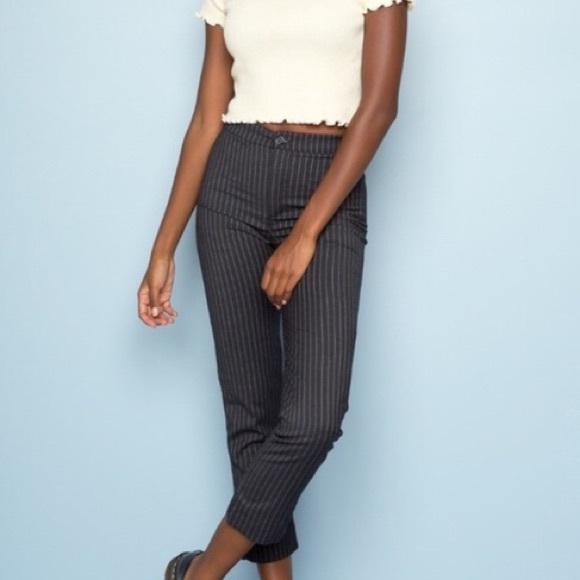 Brandy Melville Pinstripe Tilden Pants 